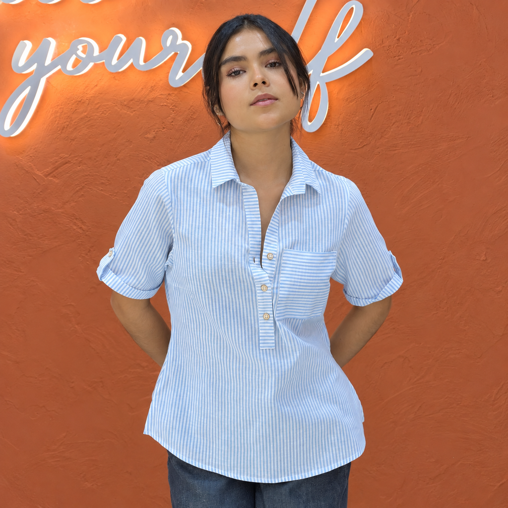 Blusa Camille Rayas