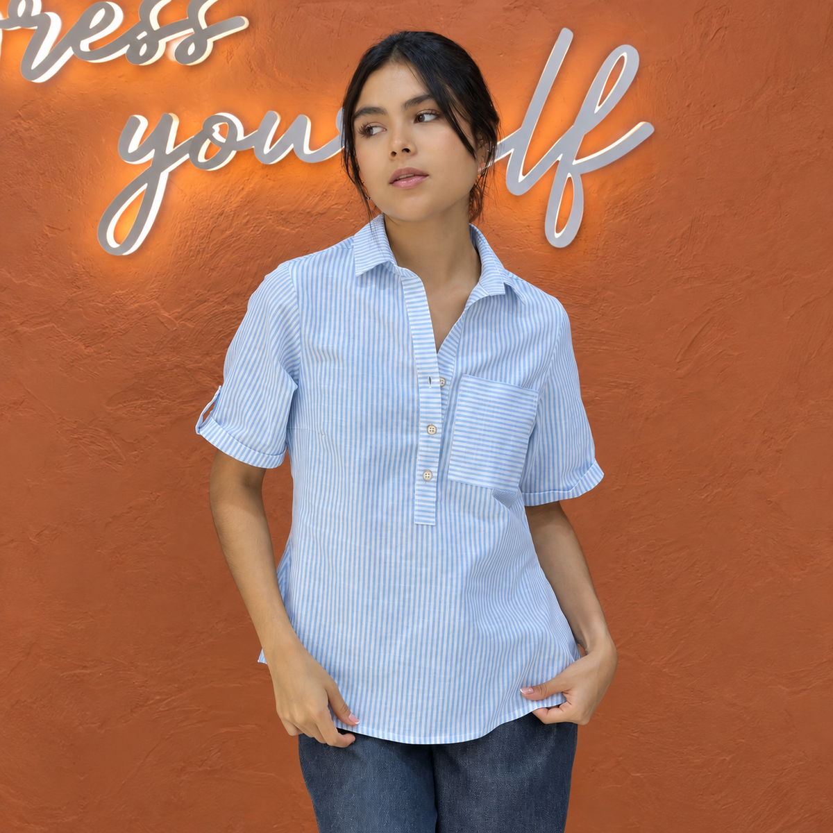 Blusa Camille Rayas