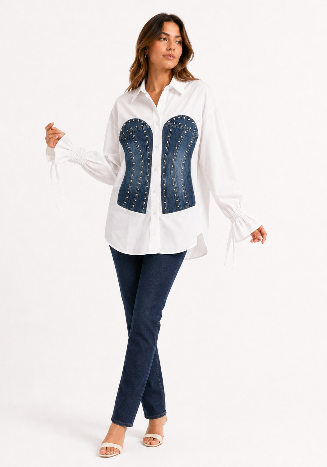 Camisa Corsé Denim