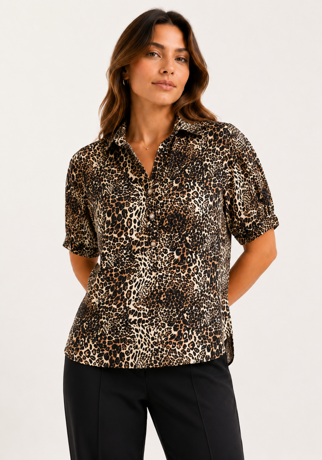Blusa Animal Print Savanna