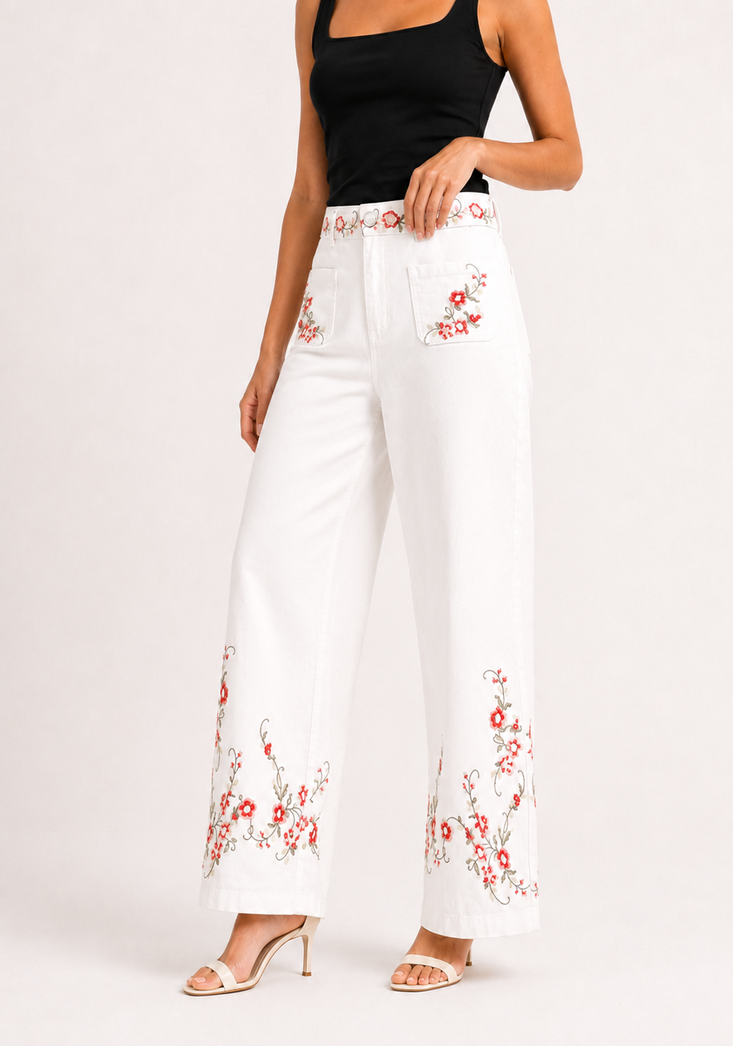 Pantalón Zoé Bordado