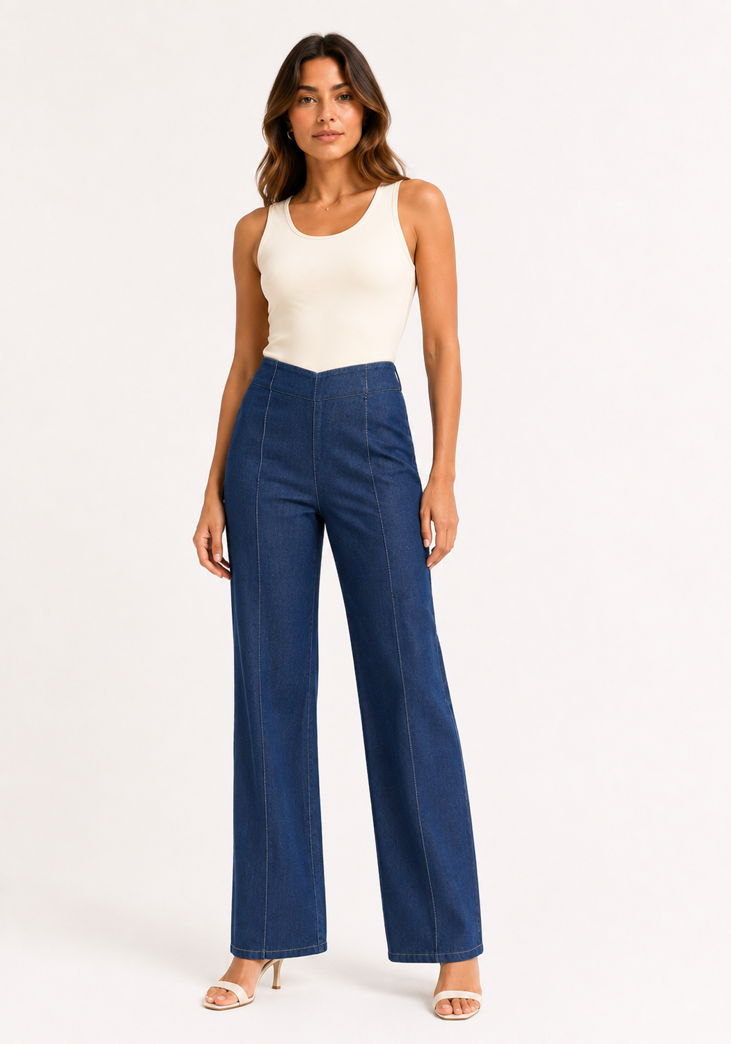 Pantalón Palazzo Denim