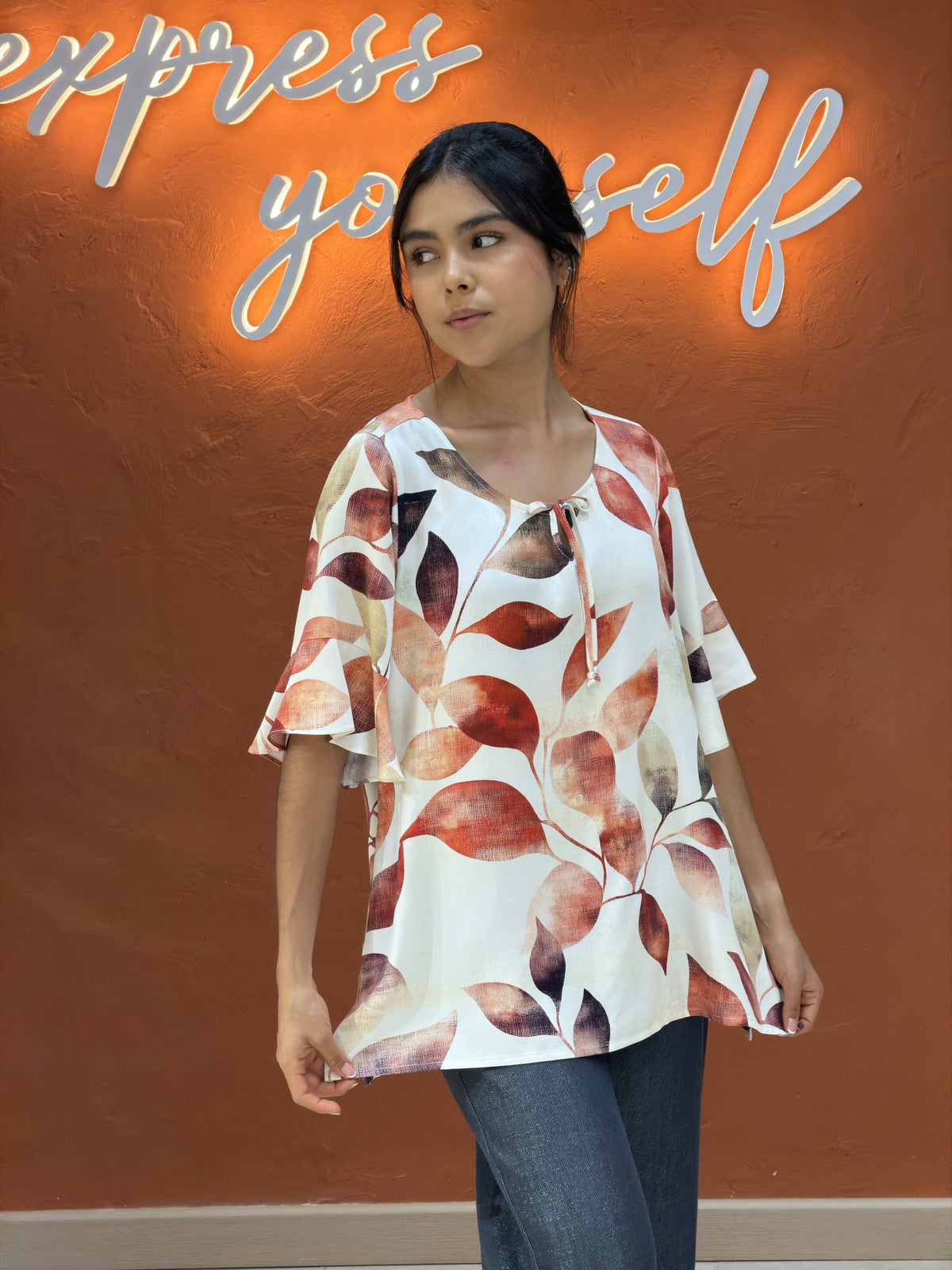 Blusa Livia Botánica