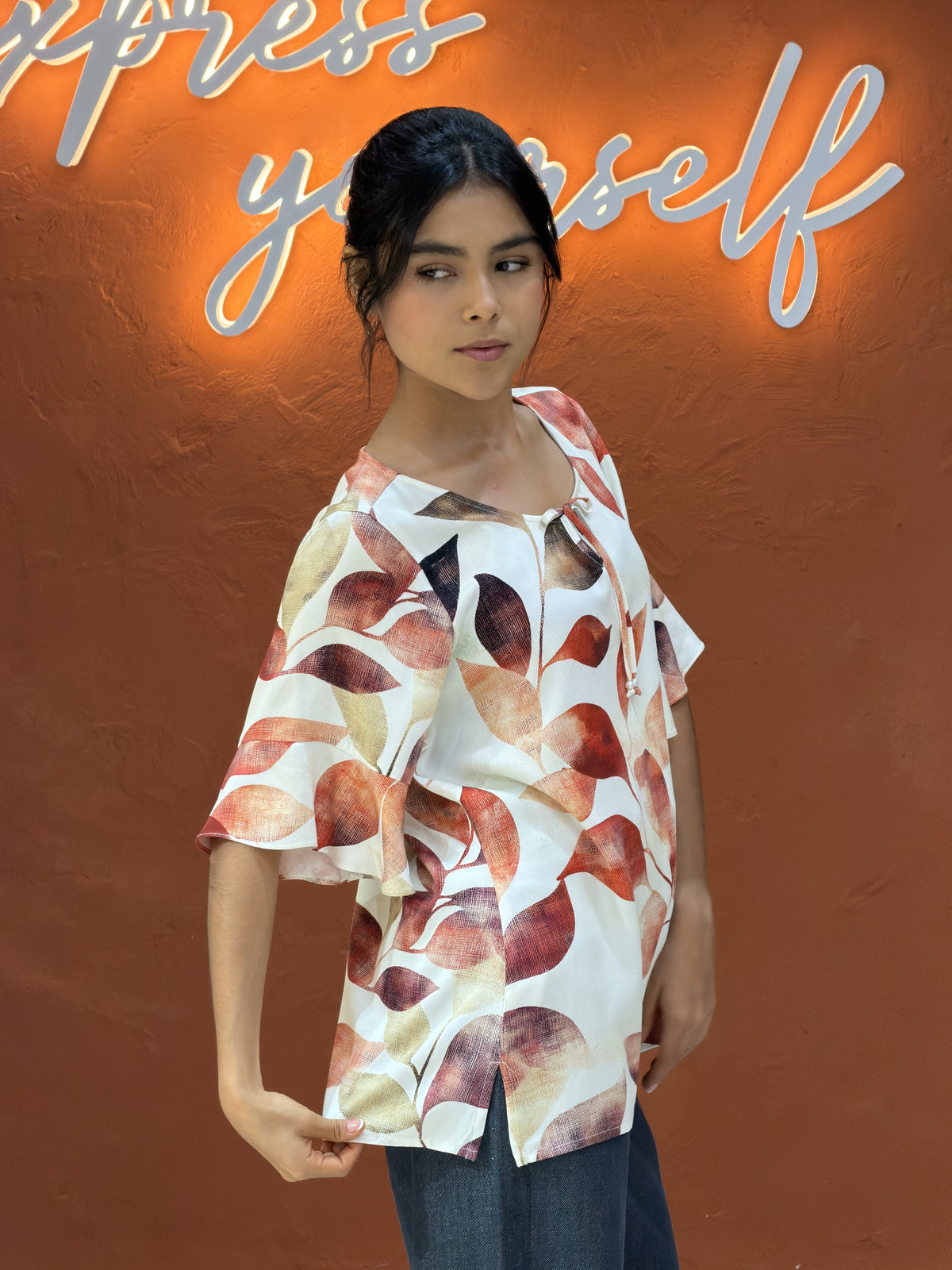 Blusa Livia Botánica