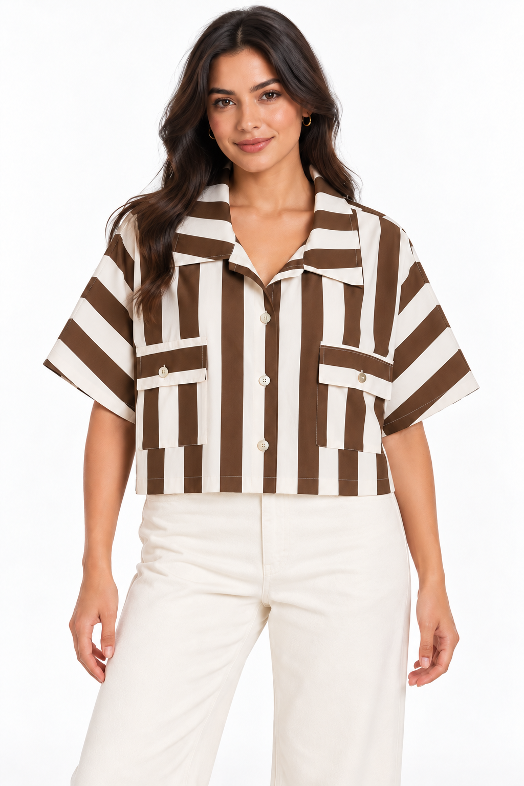 Camisa Doll a Rayas